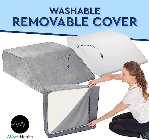 Memory Foam Leg Elevation Pillow for Swelling Relief