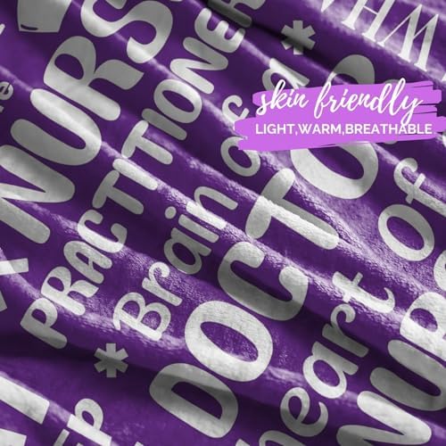 InnoBeta Purple Throw for Nurses Nurse Week Gift 1