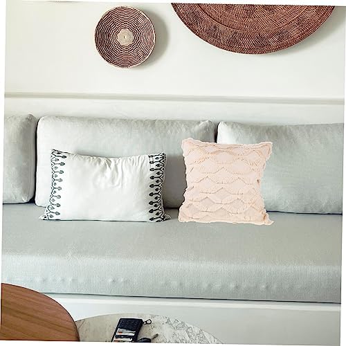 Alipis Decorative Throw Pillow Cover with Lint Pattern