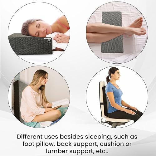 PALTEX 24x12x4 Pillow Cube for Side Sleepers with 2 Pillow Cases