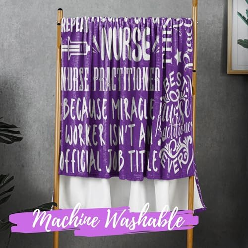 InnoBeta Purple Throw for Nurses Nurse Week Gift 1