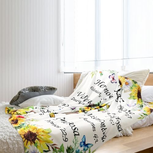 Buryeah Christmas Faith Throw Blanket