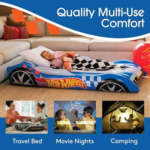 FUNBOY Kids Sleepover Bed with Air Mattress and Storage Bag
