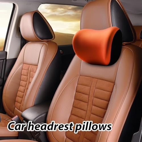 HUNJHYC Car Lumbar Support Pillow for Office and Game Chairs