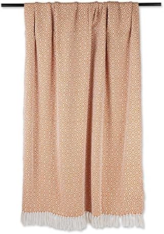 DII Rustic Farmhouse Woven Throw 50x60