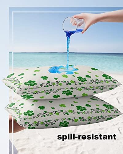 Shijh Tec St Patricks Day Waterproof Pillow Protector 2 Pack
