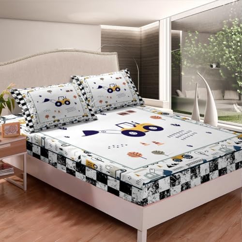 Castle Fairy Cartoon Car Kids Sheet Set with Pillowcases 1