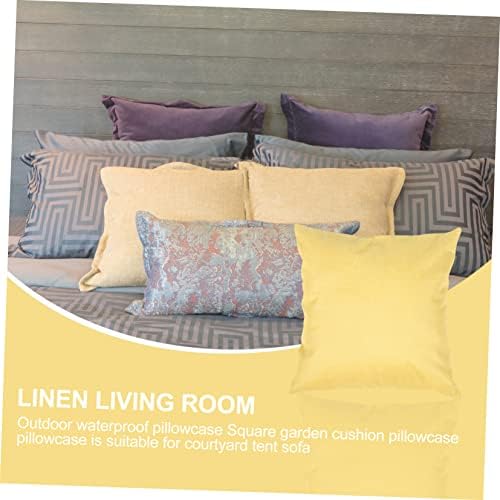 TOGEVAL Waterproof Outdoor Pillow Cover for Garden and Sofa