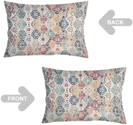 DAOPUDA Boho Throw Pillow Covers Queen Size Set of 2