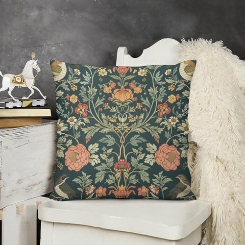 Country Bird Pillow Case Set of 2 20x20in
