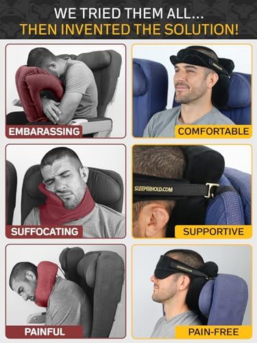 Sleeper Hold Travel Pillow - Best for Deep Sleep