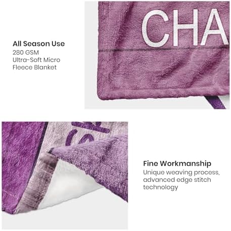 Retirement Blanket 60x50 Flannel Throw for Women