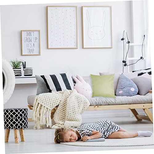CONGARTENO Linen Throw Pillow Cover for Home Office and Outdoor Use