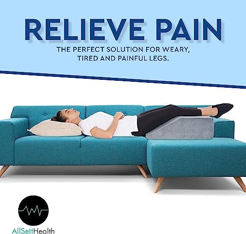 Memory Foam Leg Elevation Pillow for Swelling Relief