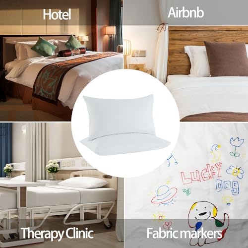 ZPECC White Pillow Cases Set of 4 20x26 Envelope Closure 1