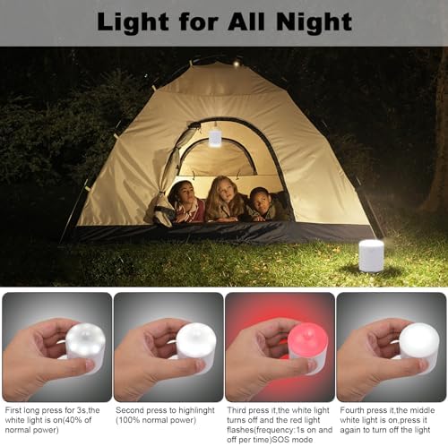 XINBAOHONG 3-in-1 Air Pump with Camping Light