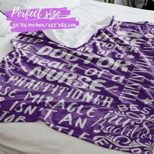 InnoBeta Purple Throw for Nurses Nurse Week Gift 1