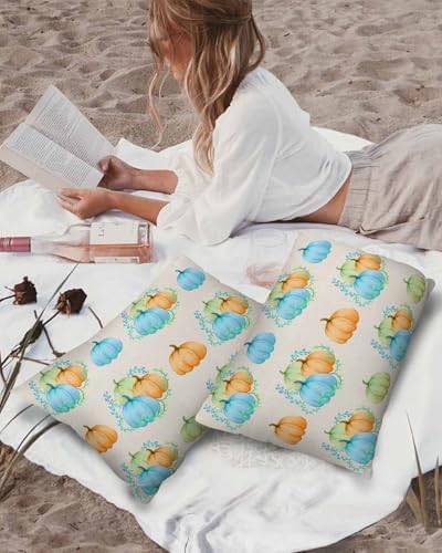 Waterproof Pillow Protectors 2 Pack Retro Beige 12x20 Inch