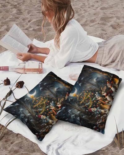 Waterproof Pillow Protector 2 Pack with Zipper Animals Design