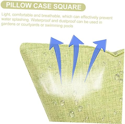 DECHOUS 3pcs Waterproof Pillow Covers for Outdoor and Home Use