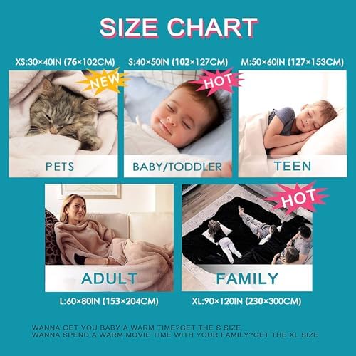 ZHONGKUI Custom Flora Alphabet Soft Throw Blanket