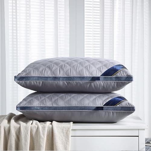 Hotel Quality Corner Propped Pillow - Breathable Long Lasting 100 Cotton Machine Washable