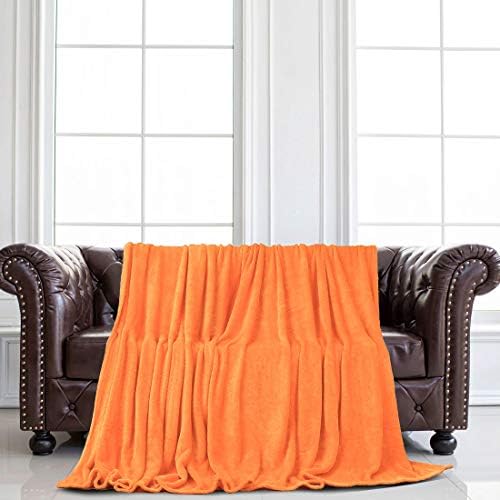 Uxcell Flannel Fleece Blanket - Queen Size Soft and Lightweight