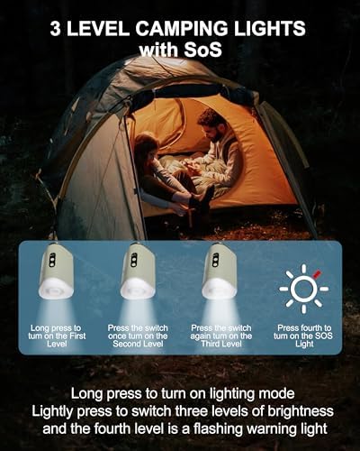 Portable USB Rechargeable Air Pump for Air Mattress Camping