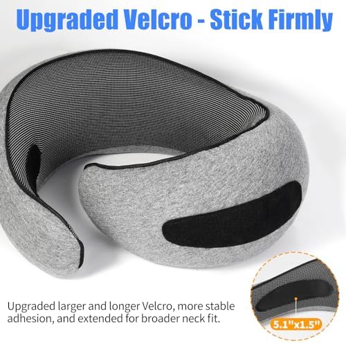 Sweet Cute Chocolate Travel Pillow with 360 Support