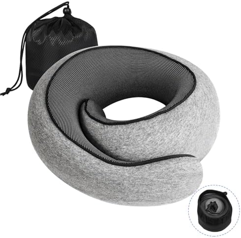 Sweet Cute Chocolate Travel Pillow with 360 Support