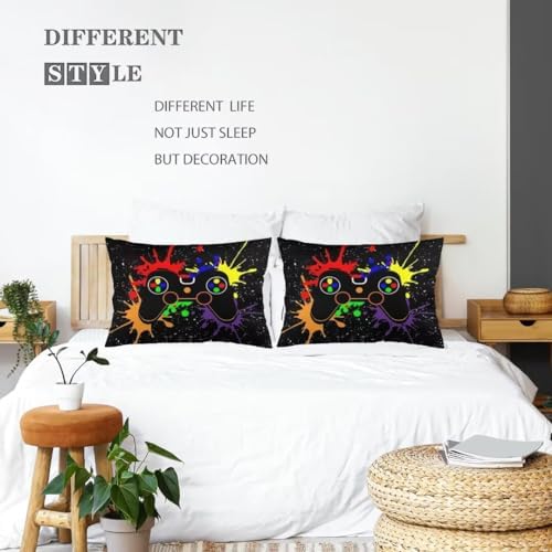 NANILALA Game Controller Throw Pillow Cover Set of 2