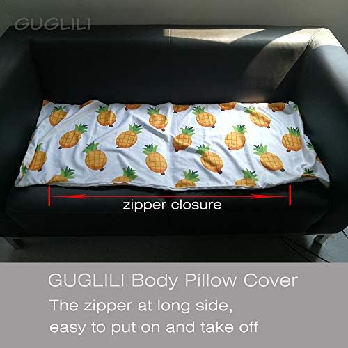 GUGLILI Dachshund Body Pillow Cover 20x54 Inch