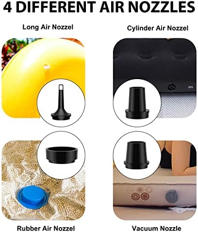 ZUOBIEZI Portable Air Pump USB Rechargeable 3600mAh