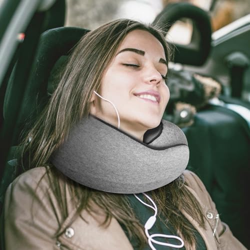 Sweet Cute Chocolate Travel Pillow with 360 Support