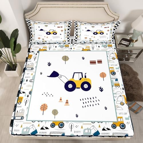 Castle Fairy Cartoon Car Kids Sheet Set with Pillowcases 1