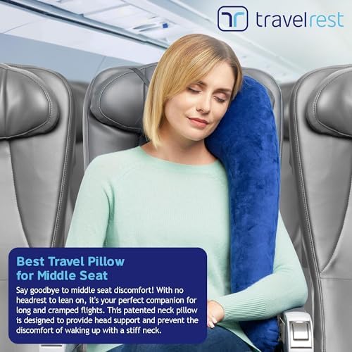 TRAVELREST All-in-One Travel Pillow with Washable Cover
