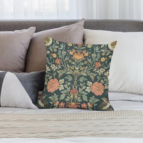 Country Bird Pillow Case Set of 2 20x20in
