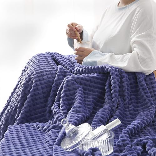 SimpleOpulence Very Peri Throw Blanket 50x70 Inches 1
