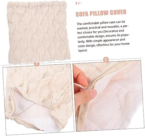WESIEVYA Sofa Pillowcase Cushion Protector