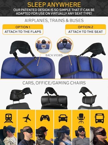 Sleeper Hold Travel Pillow - Best for Deep Sleep