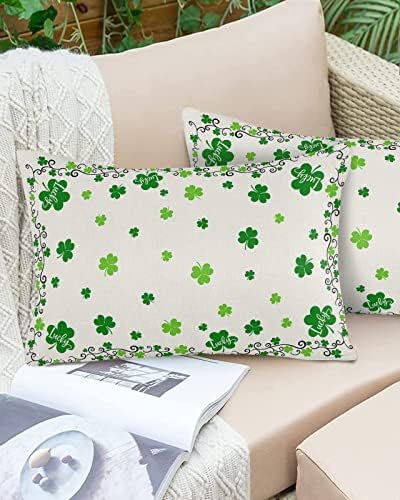 Shijh Tec St Patricks Day Waterproof Pillow Protector 2 Pack