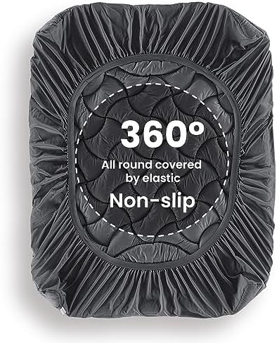 SLEEP ZONE Full Size Cooling Mattress Topper for Double Bed