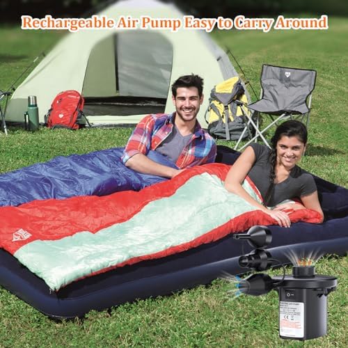 PULIDIKI Rechargeable Air Pump with 3 Nozzles