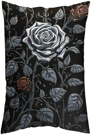 VFMNT Pillowcase Rose Gothic Throw Pillow Cover 20x30 Inch