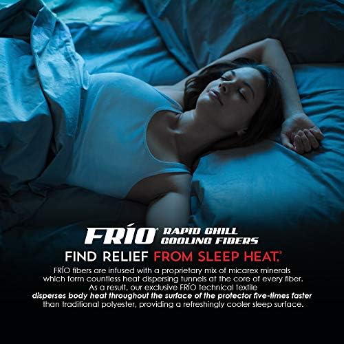 PureCare FRO Cooling Pillow Protector Queen White