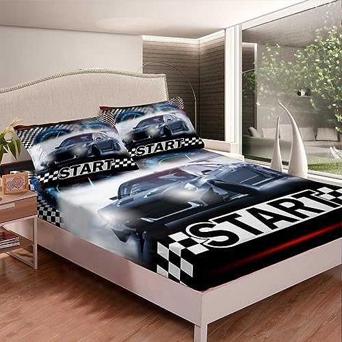 Castle Fairy Sports Car Boys Sheet Set with Pillowcases