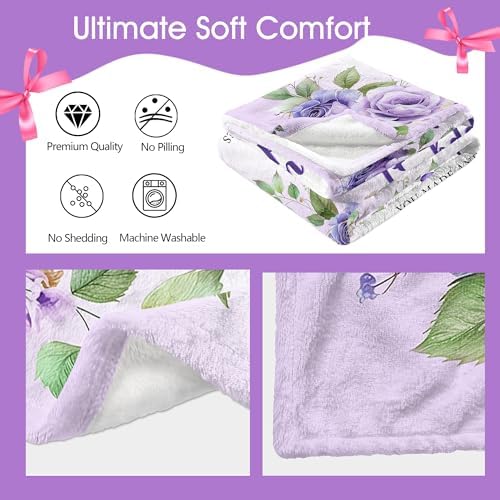 AICLIV Retirement 80x60 Fleece Blanket for Women