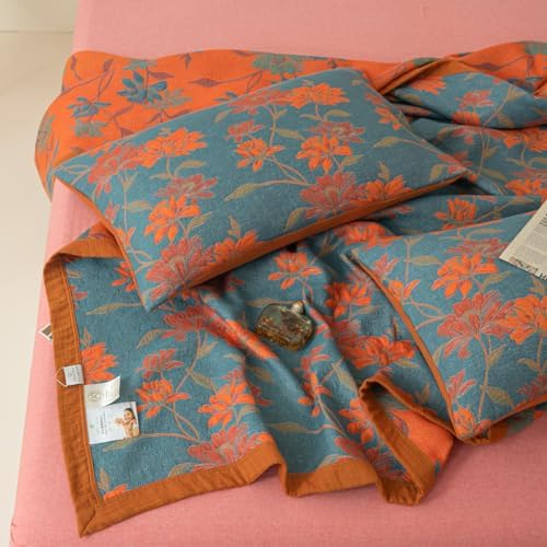Purefair 100 Cotton Muslin Pillow Shams Set of 2