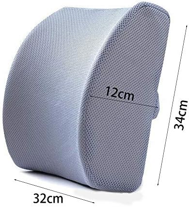 Memory Foam Lumbar Support Pillow for Back Pain Relief