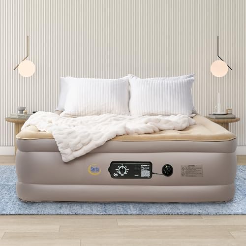 Serta Raised Air Mattress with Never Flat Pump